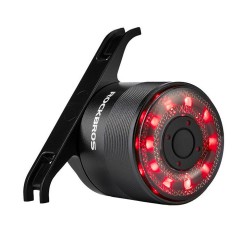 Rockbros Q1 Rear Bike Light 7 Color LED + USB-C - USB-A Cable - Black