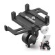 Rockbros 699-BK Aluminum Alloy Bike Phone Holder - Black