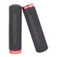 Rockbros BT1001BKRD sponge bicycle handlebar grips - black and red