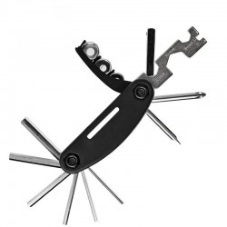 Rockbros GJ1601 16-in-1 multi-tool for bicycle repair - black