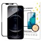 Wozinsky Super Durable Full Glue Tempered Glass Screen Protector with Frame Case Friendly iPhone 17e / 16e / 14 / 13 Pro / iPhone 13 Black
