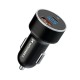 Wozinsky WDCCAC USB-C USB-A 36W Car Charger - Black
