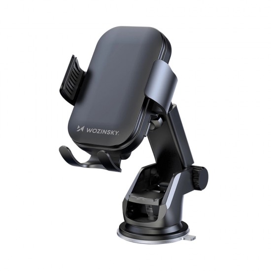 Wozinsky WUMID Car Dashboard Phone Holder with 15W Inductive Charger - Black