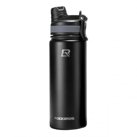 Rockbros 35210029001 thermal bottle for bicycle drinks 550 ml - black