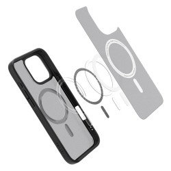 Spigen Ultra Hybrid Mag Case with MagSafe for iPhone 16 Pro - Black