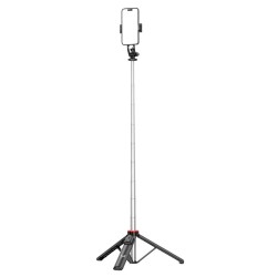 Selfie stick WC1Y3S telescopic tripod 1.3m with phone holder - black
