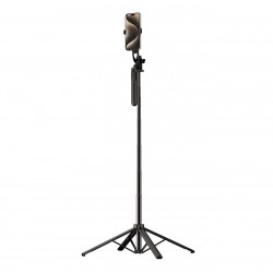 Selfie stick WH181-Y1S 1.75m aluminum alloy telescopic tripod with phone holder - black