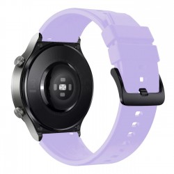 Silicone Strap for Huawei Watch GT 2 / 3 / 4 / 2 Pro / 3 Pro / 4 Pro / GT 2e - Purple
