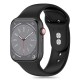 Tech-Protect Silicone Strap for Apple Watch 4 / 5 / 6 / 7 / 8 / 9 / SE / Ultra 1 / 2 (42 / 44 / 45 / 49 mm) - Black
