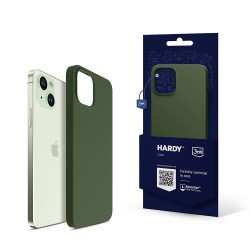 3mk Hardy Silicone MagCase for iPhone 15 Plus - green