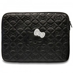 Hello Kitty Zip PU Quilted Bows case for a 14