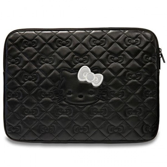 Hello Kitty Zip PU Quilted Bows case for a 14