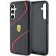 Ferrari Twist Metal Logo case for Samsung Galaxy S23 FE - black