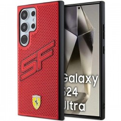 Ferrari Big SF Perforated case for Samsung Galaxy S24 Ultra - red