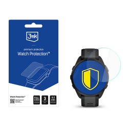 3mk Watch Protection™ hybrid glass v. FlexibleGlass Lite on Garmin Forerunner 165