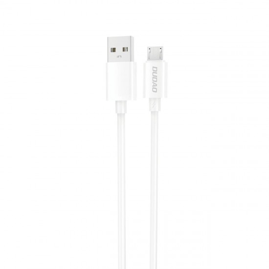 Dudao L4SM USB-A / micro USB cable 2A 1m - white