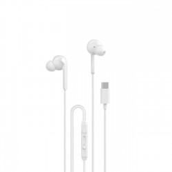 Dudao X3C+ Wired USB-C In-Ear Headphones 1.2m - White