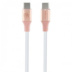 Guess Ebossed Logo USB-C / USB-C Cable 1.5m Fast Charging - Pink