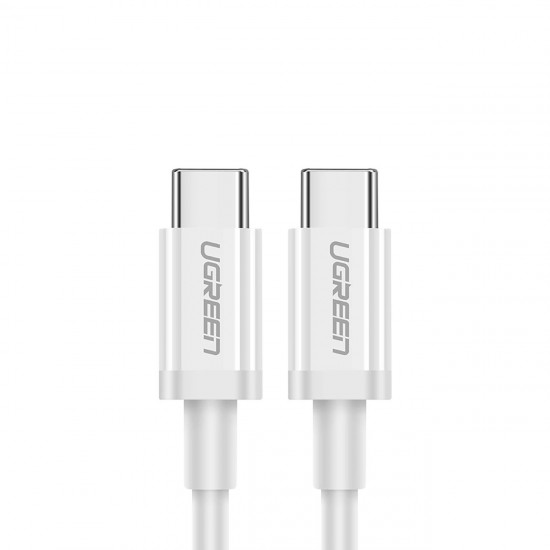 Ugreen US264 60518 USB-C / USB-C PD QC AFC Cable 1m - White