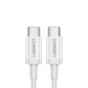 Ugreen US264 60518 USB-C / USB-C PD QC AFC Cable 1m - White