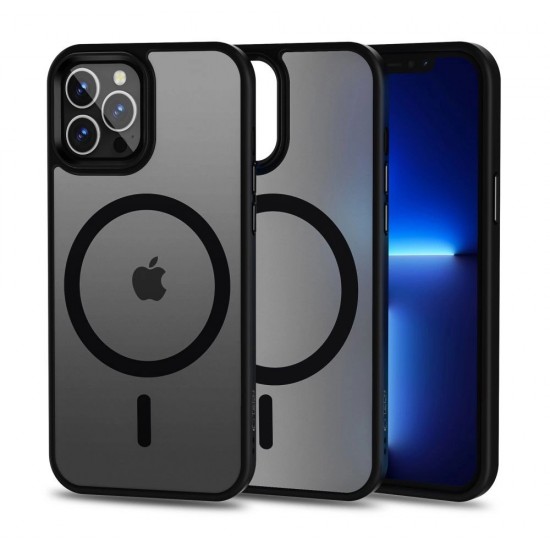 Tech-Protect MagMat MagSafe Case for iPhone 12 / 12 Pro - Matte Black