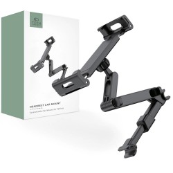 Tech-Protect V1 Telescopic Car Headrest Phone Holder - Black