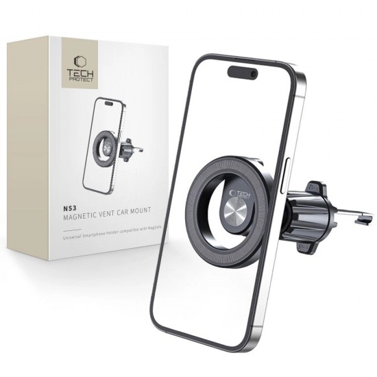 Tech-Protect N53 Car Phone Holder with MagSafe for Air Vent - Black