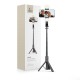 Tech-Protect L05S Bluetooth Selfie Stick with Tripod up to 105cm with LED Light - Black