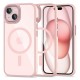 Tech-Protect MagMat MagSafe iPhone 15 Case - Clear Pink