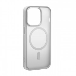 Puro Gradient MagSafe Silicone Case for iPhone 15 Pro Max - Silver
