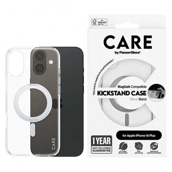 CARE by PanzerGlass Feature Kickstand Case iPhone 16 Plus 6.7