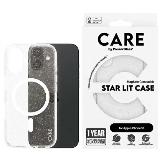 CARE by PanzerGlass Flagship Star Lit Case iPhone 16 6.1