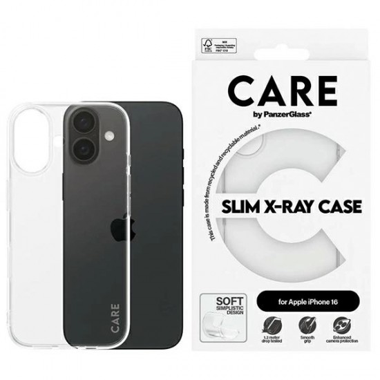 CARE by PanzerGlass X-Ray Soft Basic Case iPhone 16 6.1