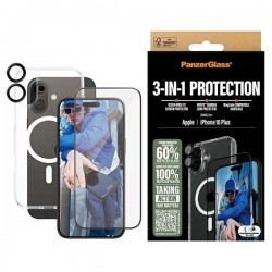 PanzerGlass Bundle 3in1 iPhone 16 Plus 6.7