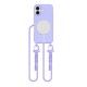Tech-Protect MagNecklace MagSafe Case with Lanyard for iPhone 16 - Purple