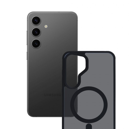 3mk Smoke MagCase with MagSafe for Samsung Galaxy S24 - semi-transparent