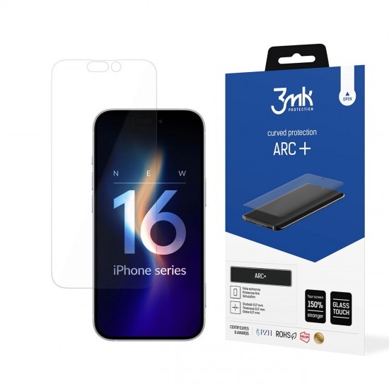 3mk ARC+ protective film for iPhone 16 Plus