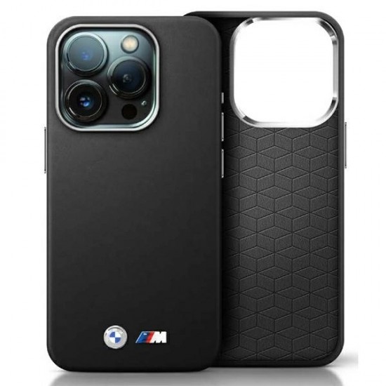 BMW M Smooth Full Wrapped Metal MagSafe iPhone 16 Case - Black
