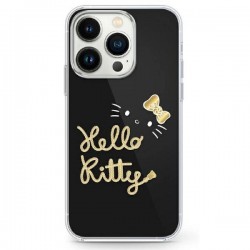 Hello Kitty IML Golden Diva MagSafe Case for iPhone 16 Pro Max - Black