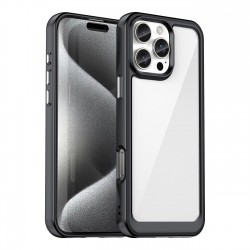 Outer Space Case with Gel Frame for iPhone 16 Pro Max - Black