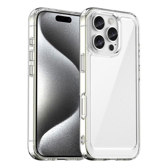 Outer Space Case with Gel Frame for iPhone 16 Pro - Clear