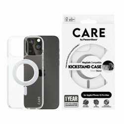CARE by PanzerGlass Kickstand Case MagSafe for iPhone 15 Pro Max - silver
