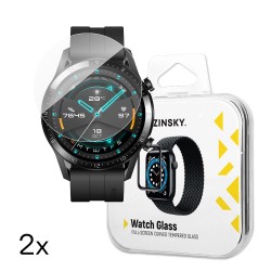 Wozinsky Full Glue Tempered Glass for Huawei Watch GT 2 / GT 2 Pro 42mm (2 pcs.)
