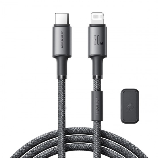 Joyroom S-A50 Unlimited Series 30W USB-C - Lightning Cable with Magnetic Organizer 1.2m - Gray