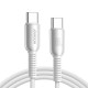 Joyroom S-A51 Cutting-Edge Series 60W USB-C - USB-C cable 1.2m - light gray