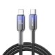Joyroom S-A42 Crystal-Clear Series 30W USB-C - Lightning cable 1.2m - black