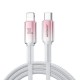 Joyroom S-A42 Crystal-Clear Series 30W USB-C - Lightning cable 1.2m - white
