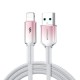 Joyroom S-A42 Crystal-Clear Series 3A USB-A - Lightning cable 1.2m - white