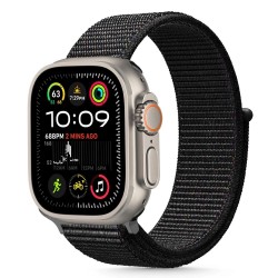 Tech-Protect Nylon Strap for Apple Watch 44 / 45 / 46 / 49 mm - Black