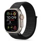 Tech-Protect Nylon Strap for Apple Watch 44 / 45 / 46 / 49 mm - Black